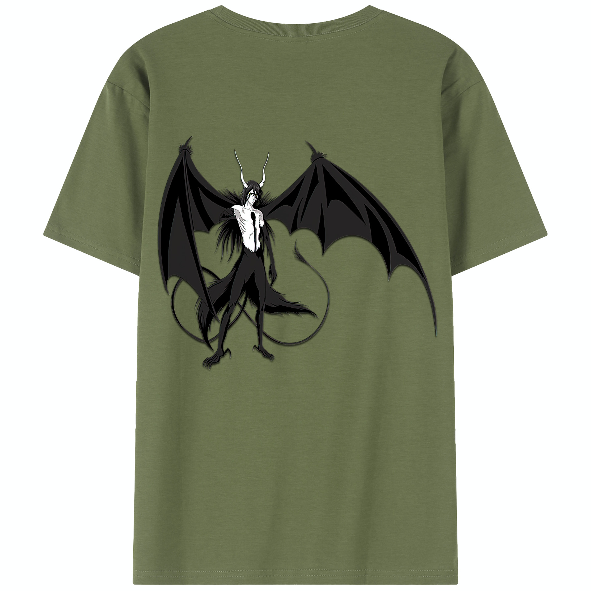 （画像用） ブリーチ ウルキオラ·シファー BLEACH Ulquiorra cifer 綿100％半袖Tシャツ（背面プリント）